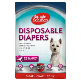 Simple Solution Disposable Female Dog Diapers