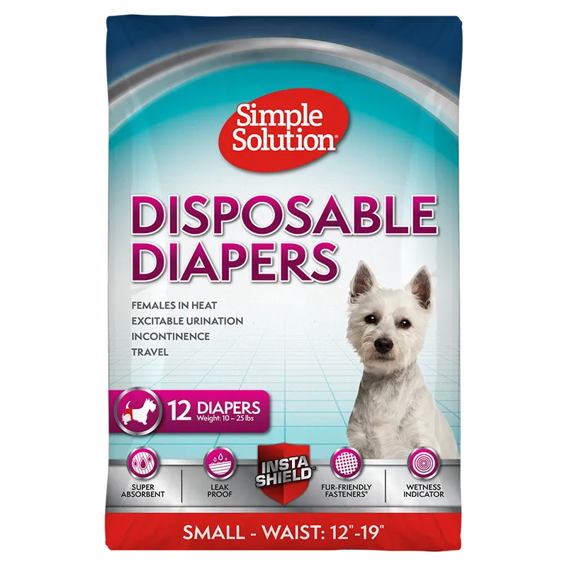 Simple Solution Disposable Female Dog Diapers