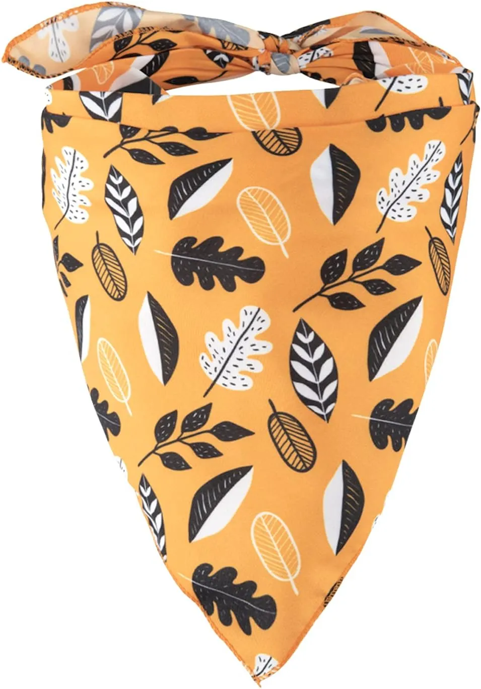 Thanksgiving Dog Bandana 3-Pack, Fall Leaves, Turkey, Leg Day, Holiday Pet Accessory Autumn Bandanna Handkerchief Puppy Scarf, Small, Large Breed Dogs (Thanksgiving Pack 1, Small)