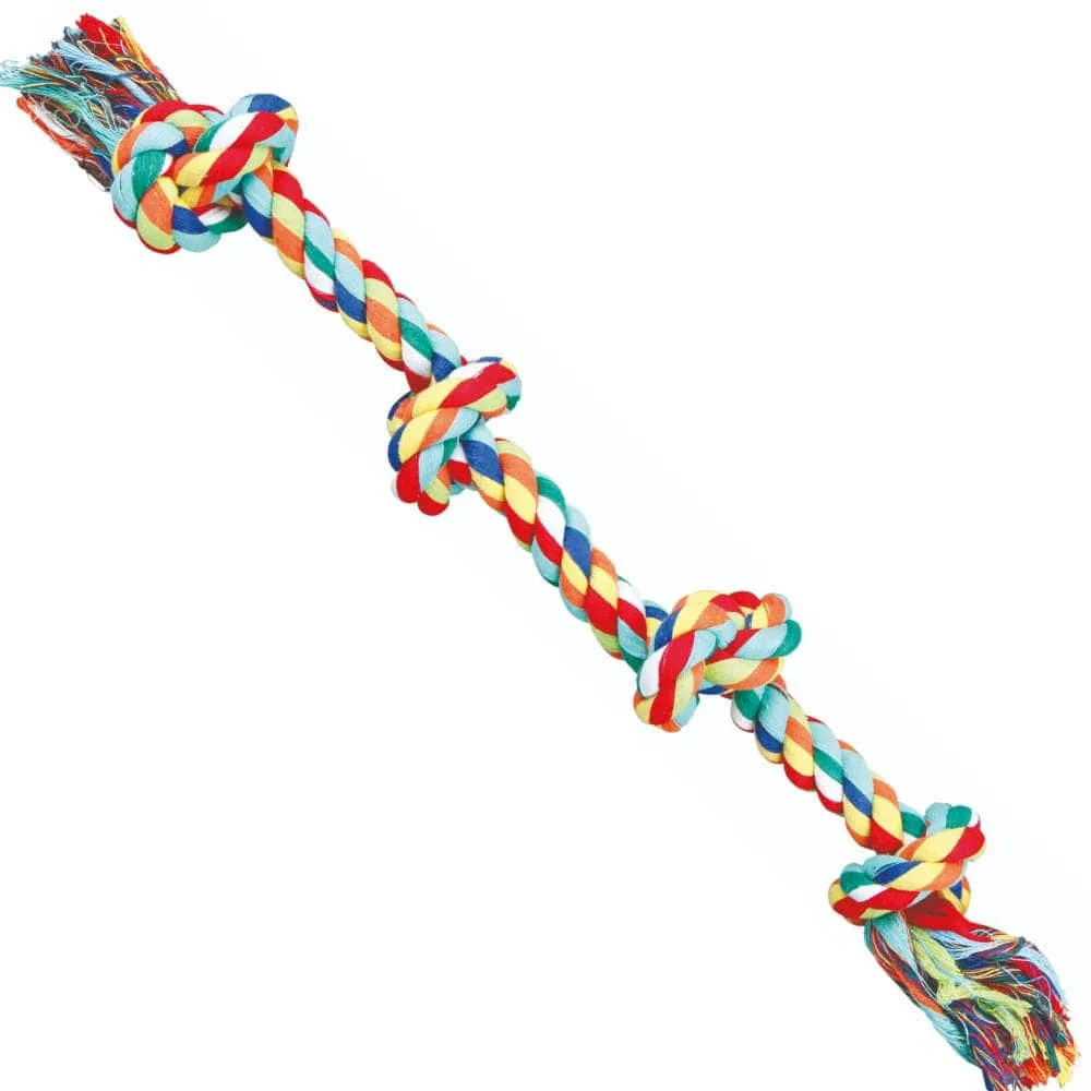 Trixie Playing Rope with Knots Toy for Dogs (Blue)