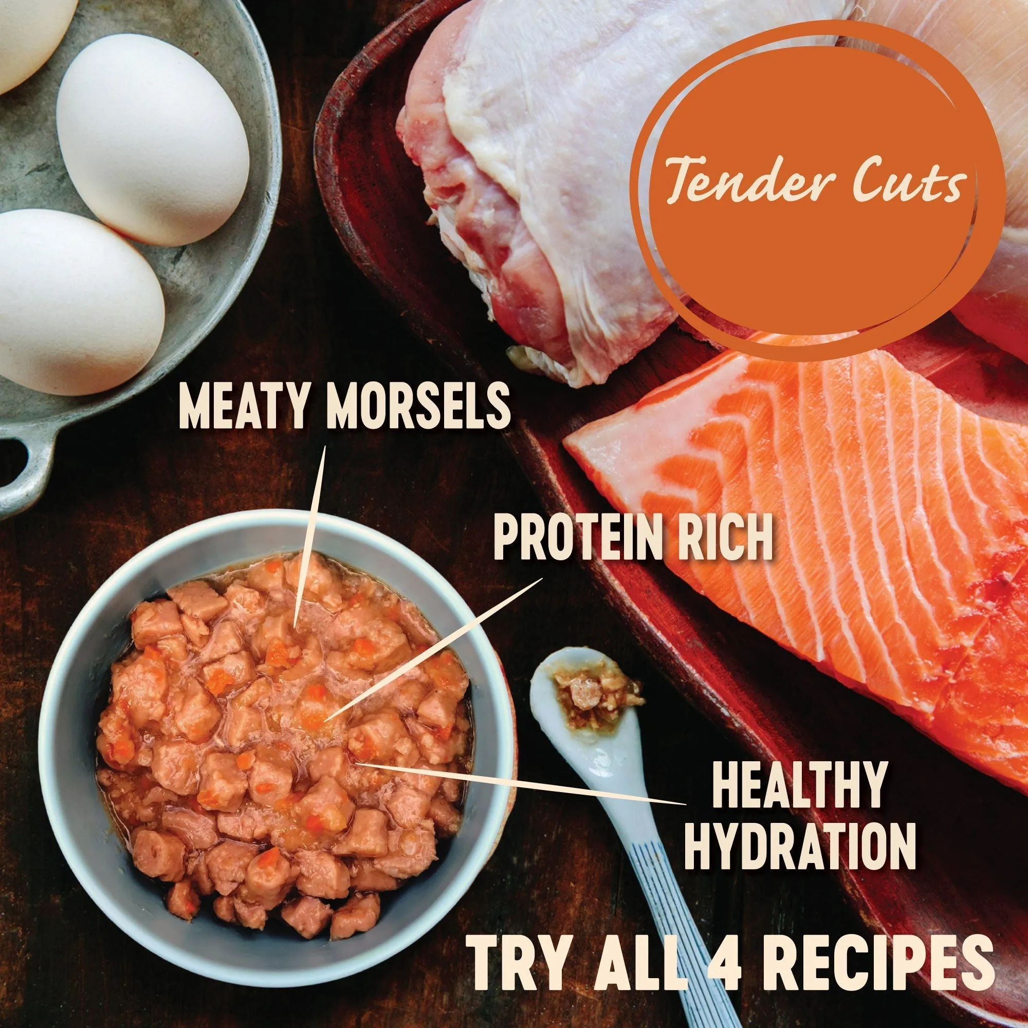 Wellness CORE Tender Cuts Chicken Selection Multipack Wet Cat Food 85g x 6^^^