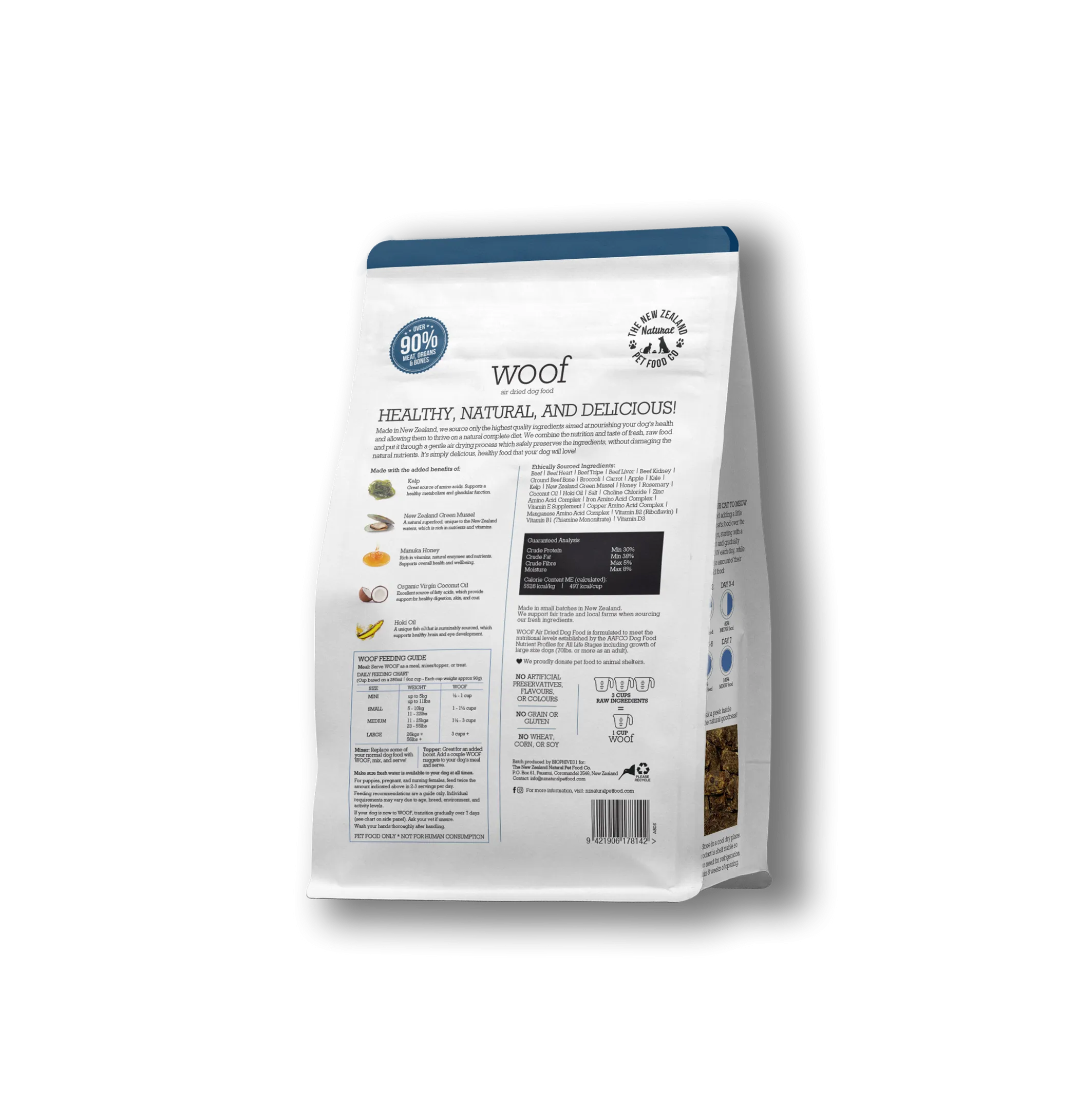 Woof Beef Air-Dried Dog Food
